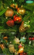 Christbaumschmuck aus Glas Früchte: