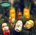 Christbaumschmuck aus Glas Hund & Katze
