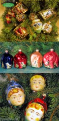 Christbaumschmuck aus Glas Spielzeug