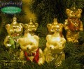 Christbaumschmuck aus Glas Teddybären
