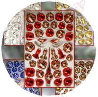 Christbaumschmuck Set, Glas- Sortimente 39-tlg. manuell gefertigte Spitzenqualität aus Deutschland, Glas aus Lauscha|default:Sortimente 39-tlg.|default:.NAME