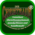 Christbaumschmuck Weihnachtsdekoration aus Glas Onlineshop - das Beste für Ihren Christbaum-Logo