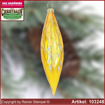 Christbaumschmuck Glasolive Set 4-tlg. Traum in Gold