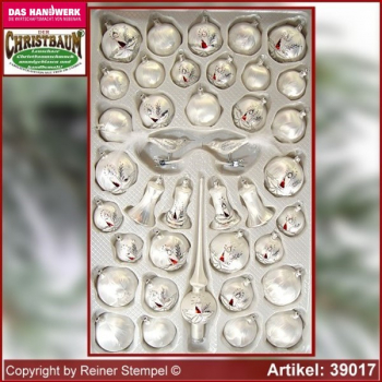 Christmas tree decorations 39-piece assortment Märchenzeit