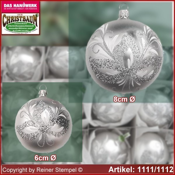 Christmas tree ornaments glass balls Christmas balls Antique glass from Lauscha Thüringen.