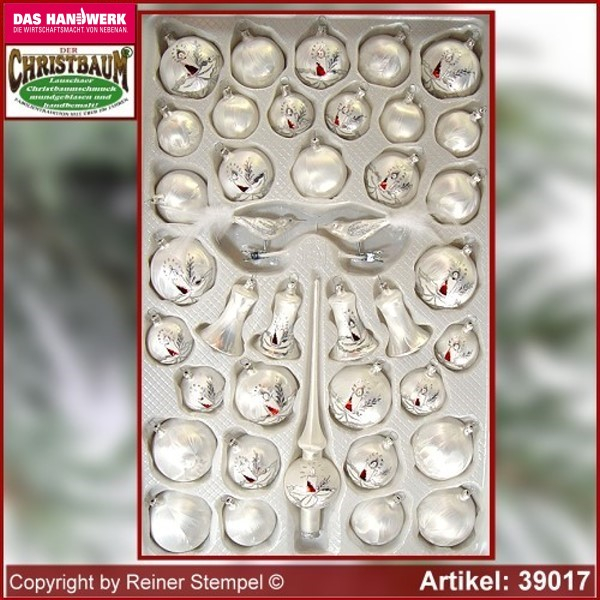 Christbaumschmuck Sortiment 39-tlg. Märchenzeit