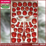 Christbaumschmuck Sortiment 39-tlg. "Mystic red"