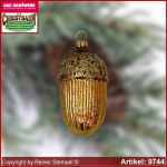 Christmas tree ornaments acorn glass figure glass shape Collectible